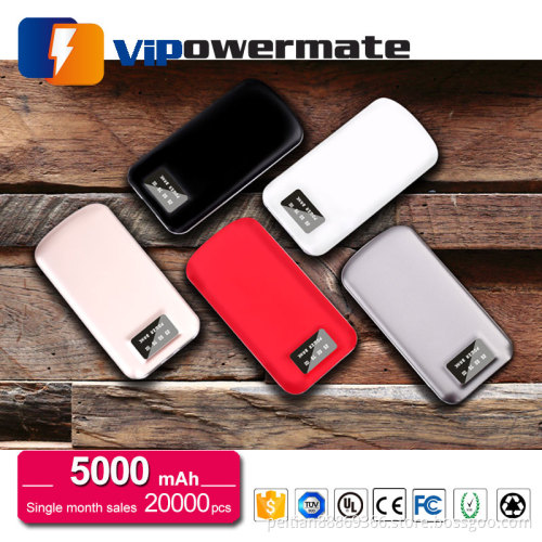 China new innovative 5000mah pocket mobile portable universal external battery power bank